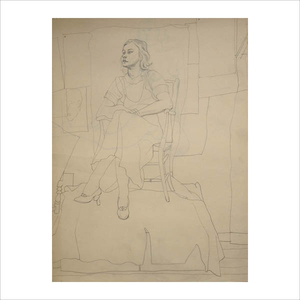 Seated woman