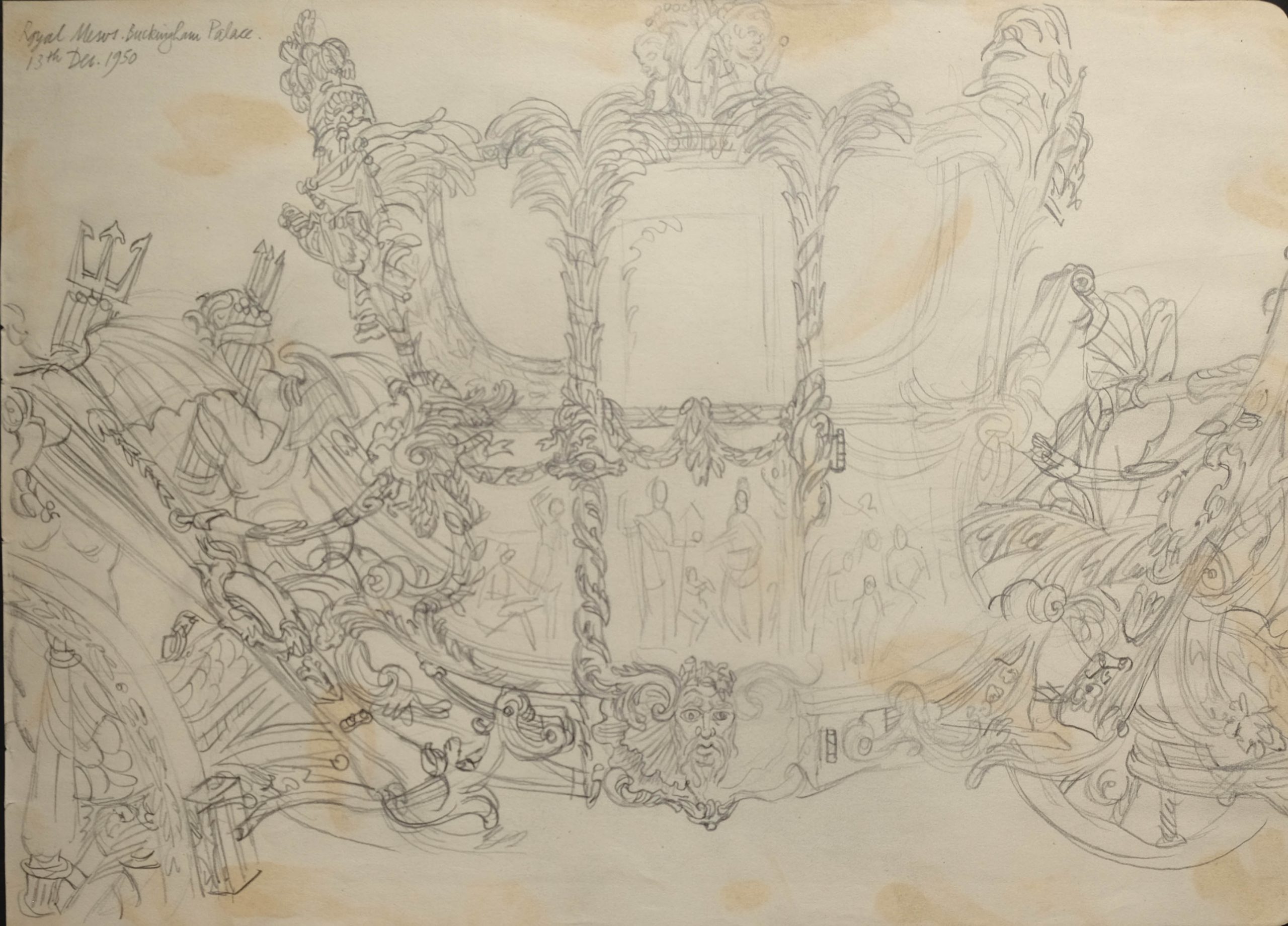1950_21_State-Coaches-drawn-for-Go-in-the-Royal-Mews-Buckingham-Palace