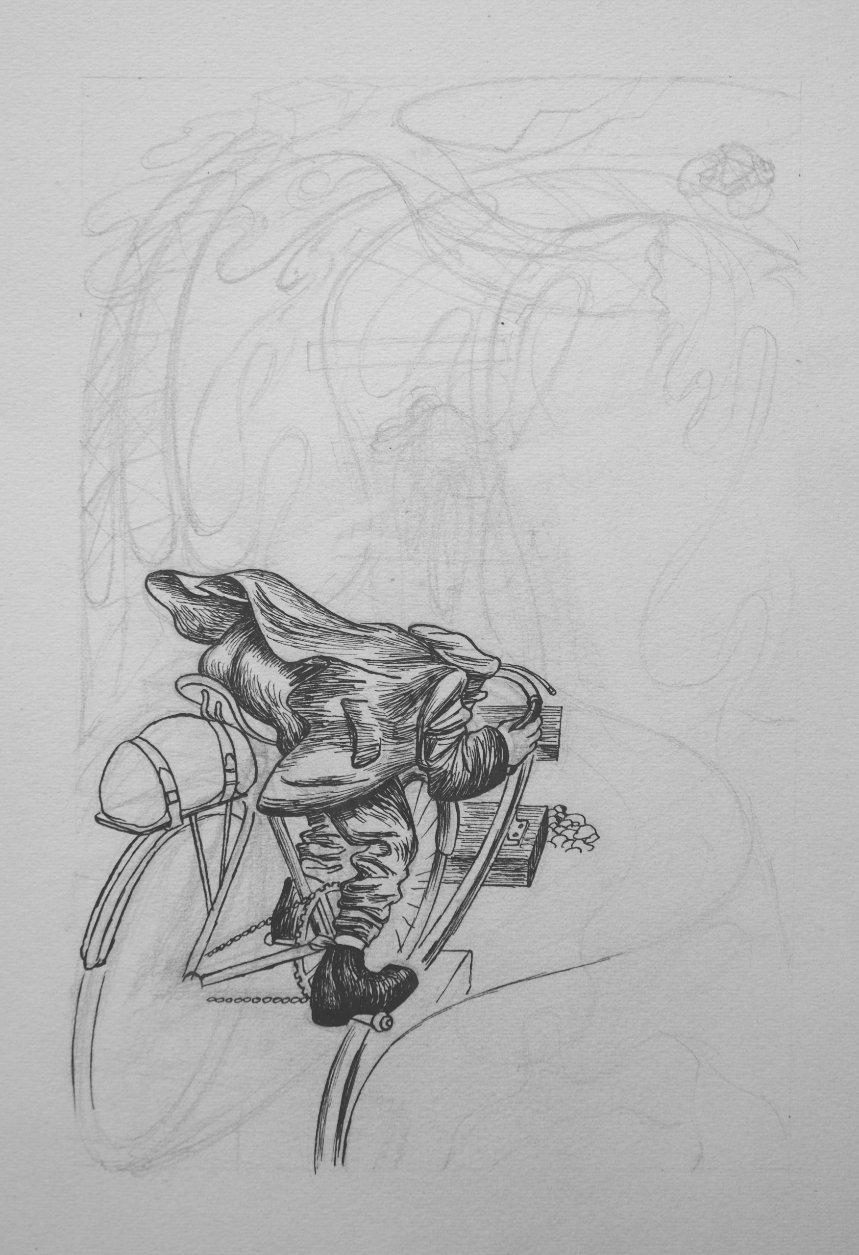 1950_7_The-Invisable-Garden_Illustration-cyclist