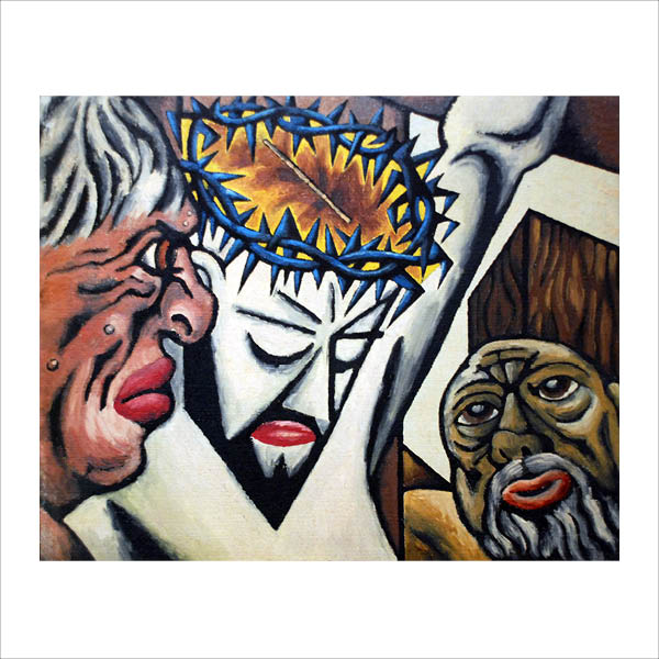 Christ and two Thieves
