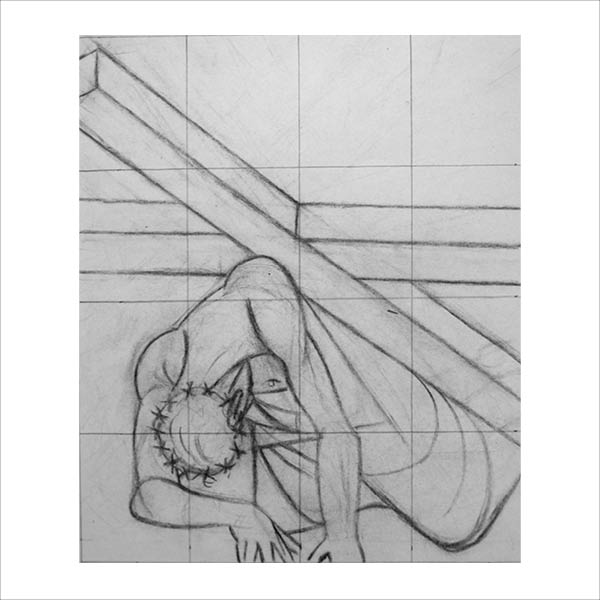 Stations of the Cross Drawing 2