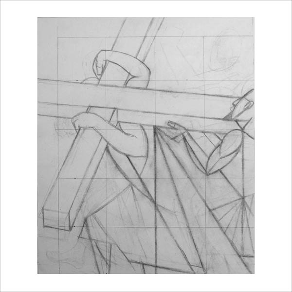 Stations of the Cross Drawing 3