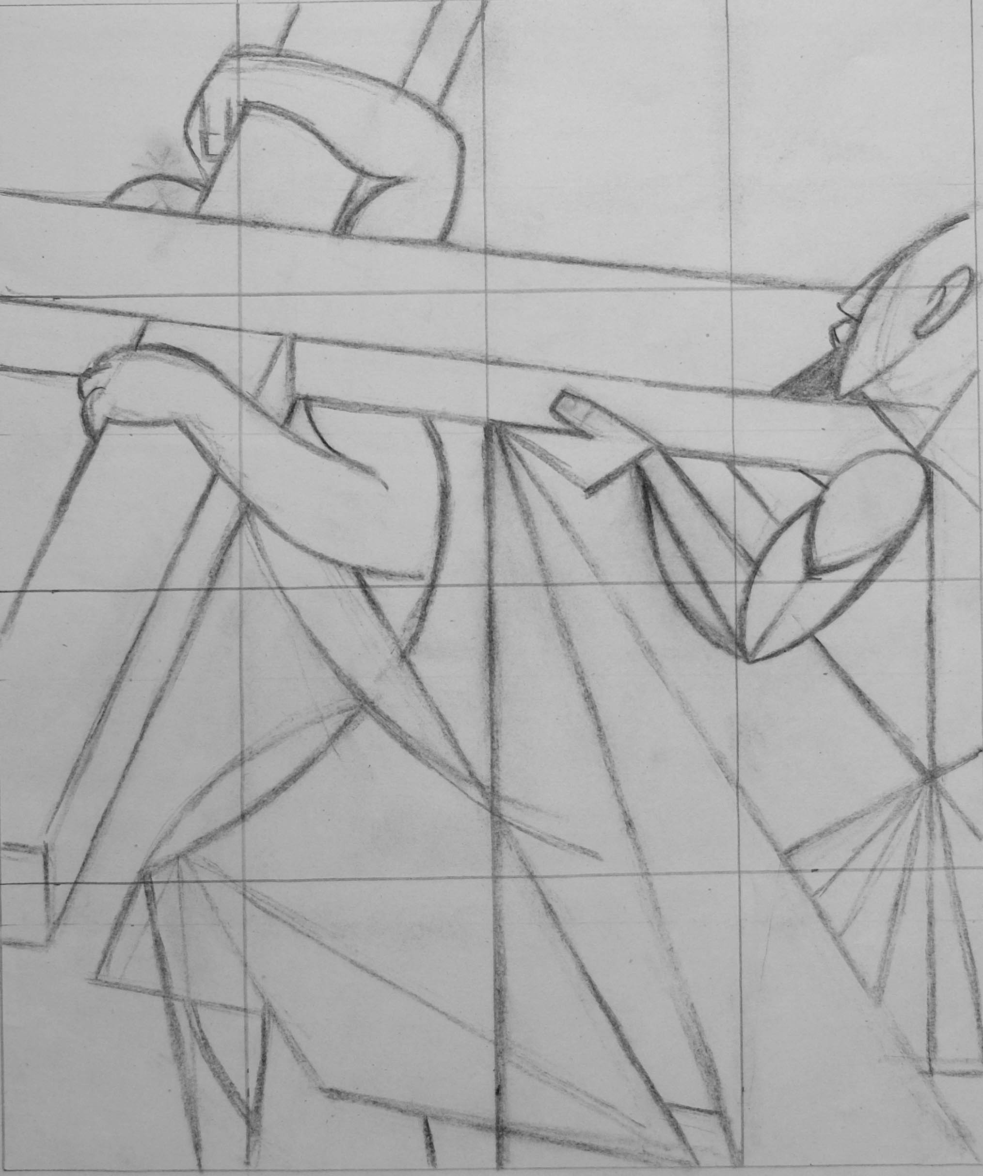 1960_56_Stations-of-the-Cross-Drawing-3a