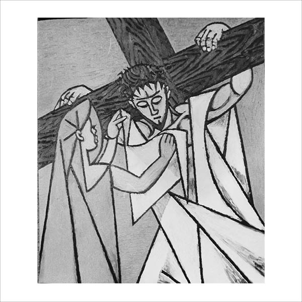 Stations of the Cross Painting 5