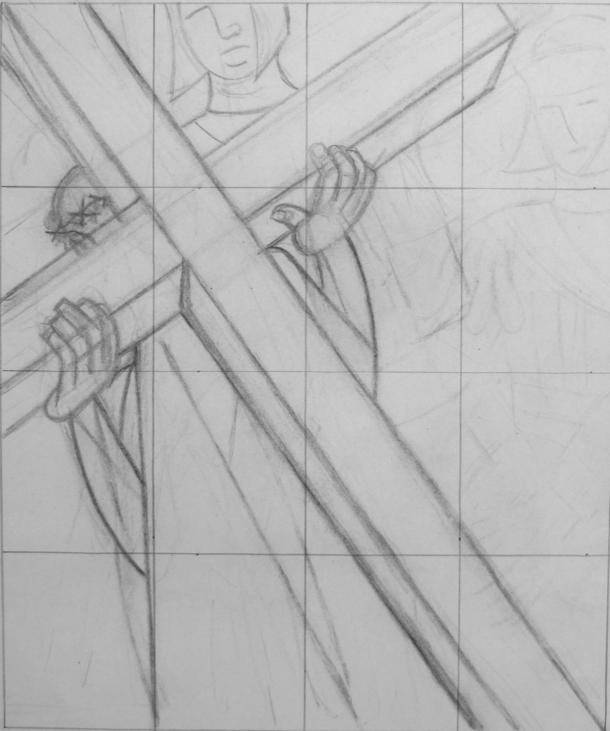 1960_66_Stations-of-the-Cross-Drawing-8