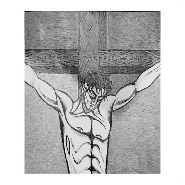 Stations of the Cross Painting 12