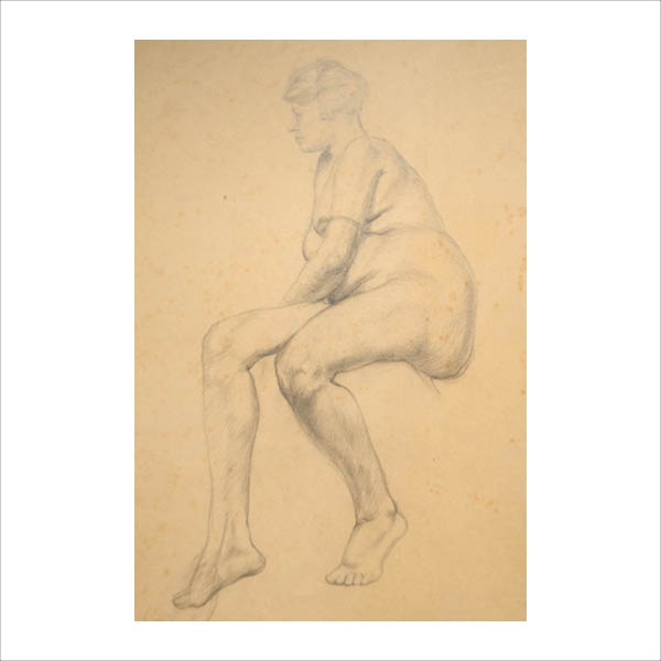 Seated full figure