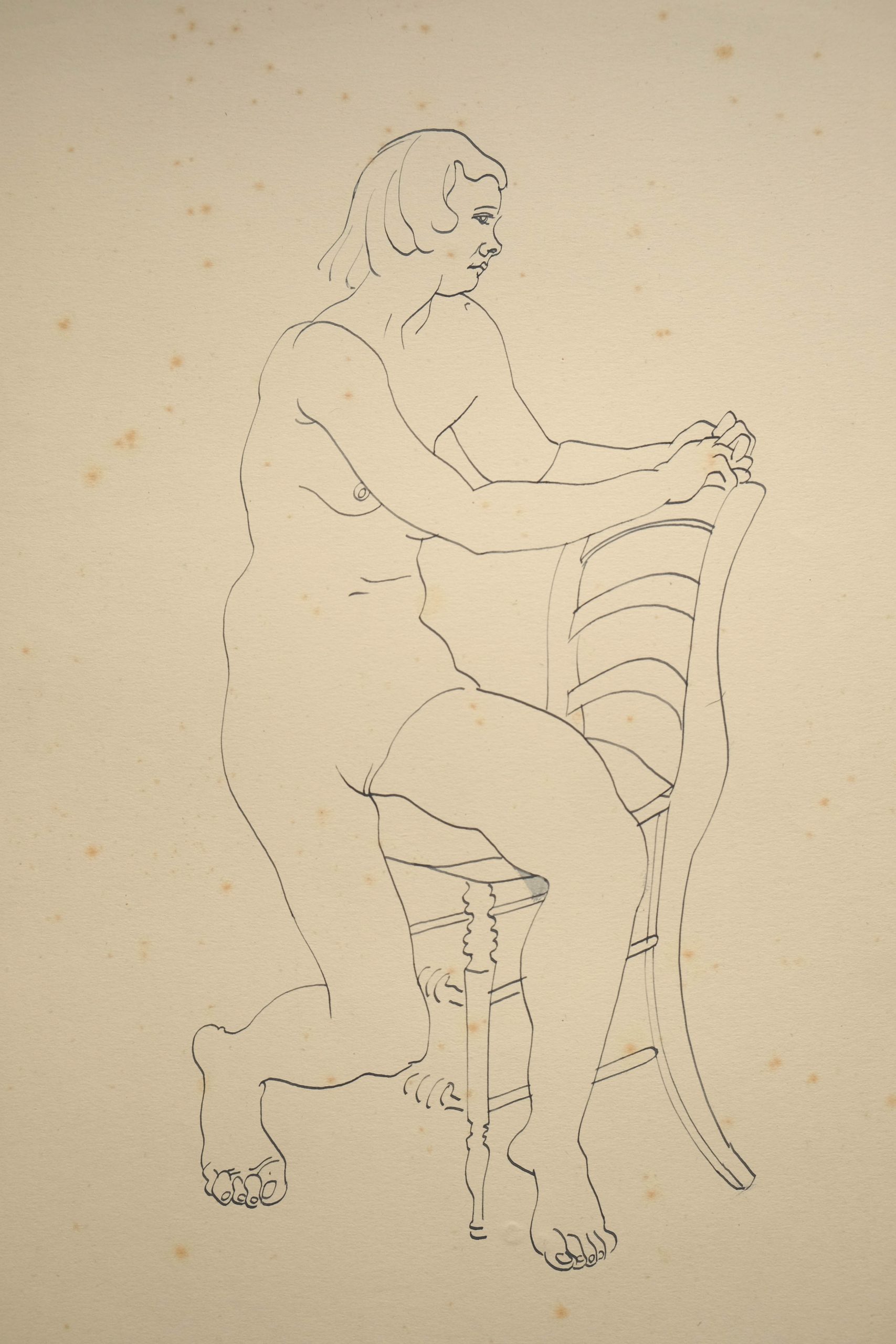 LifeDrawing_36_Figure-half-seated-on-chair