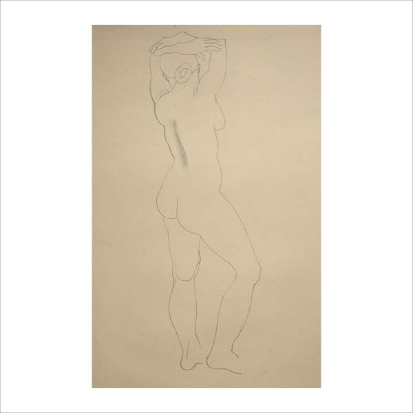 Figure standing pose 3