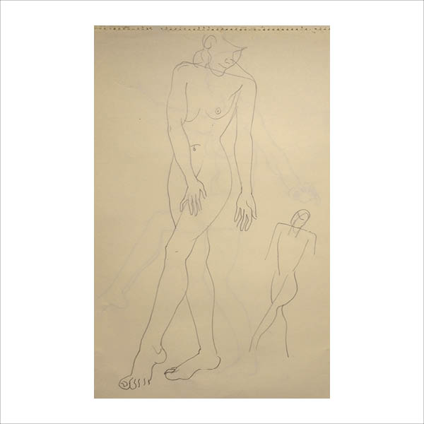 Figure standing pose 5