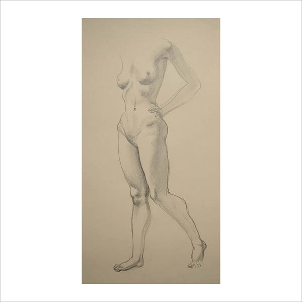 Figure standing pose 7
