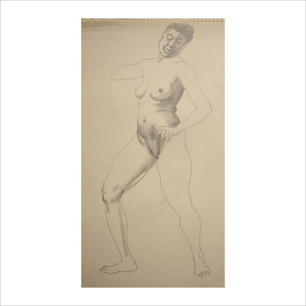Figure standing view gesture 1
