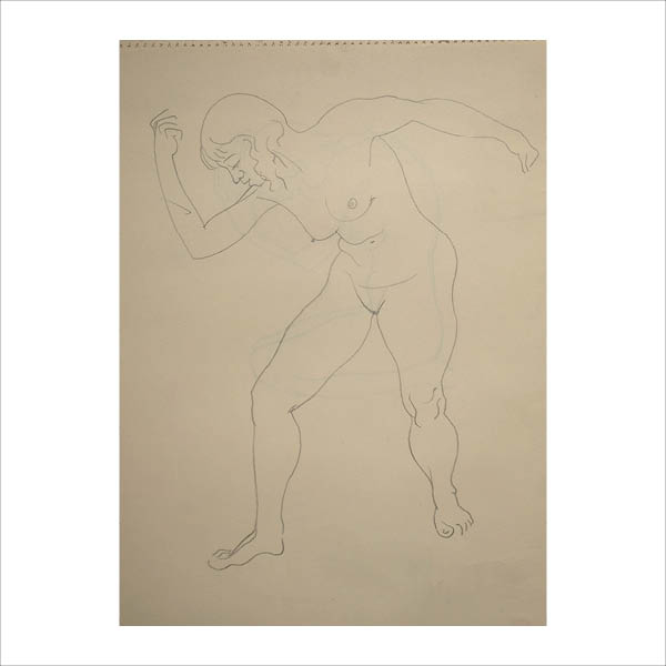 Figure standing view gesture 1