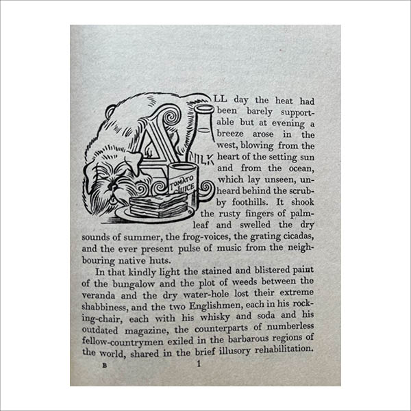 Illustration from The Loved One by Evelyn Waugh