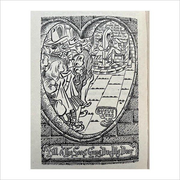 Illustration from The Loved One by Evelyn Waugh