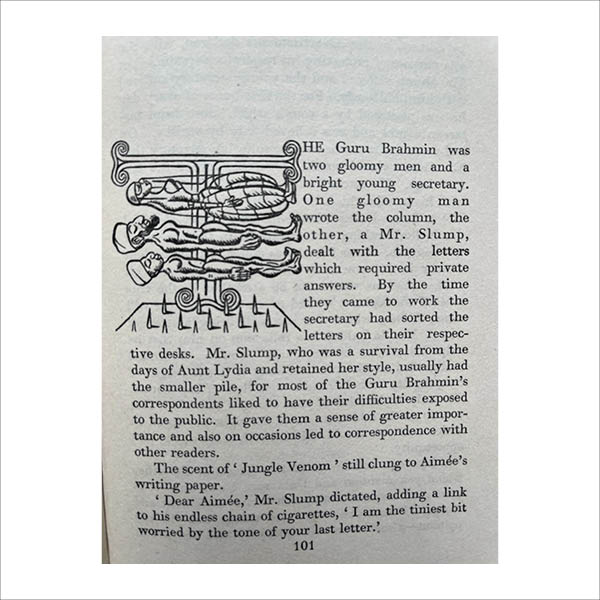 Illustration from The Loved One by Evelyn Waugh