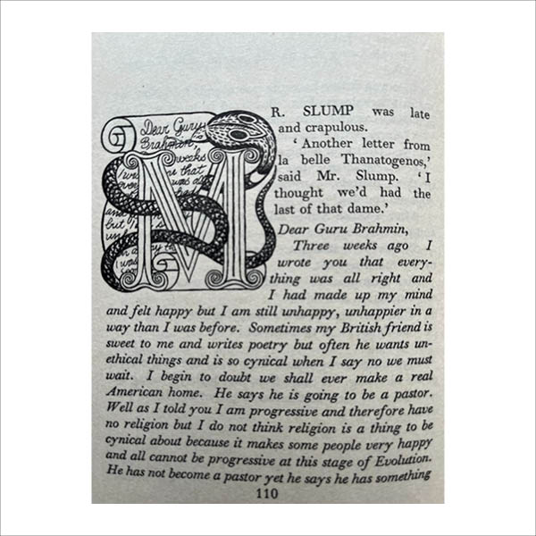 Illustration from The Loved One by Evelyn Waugh