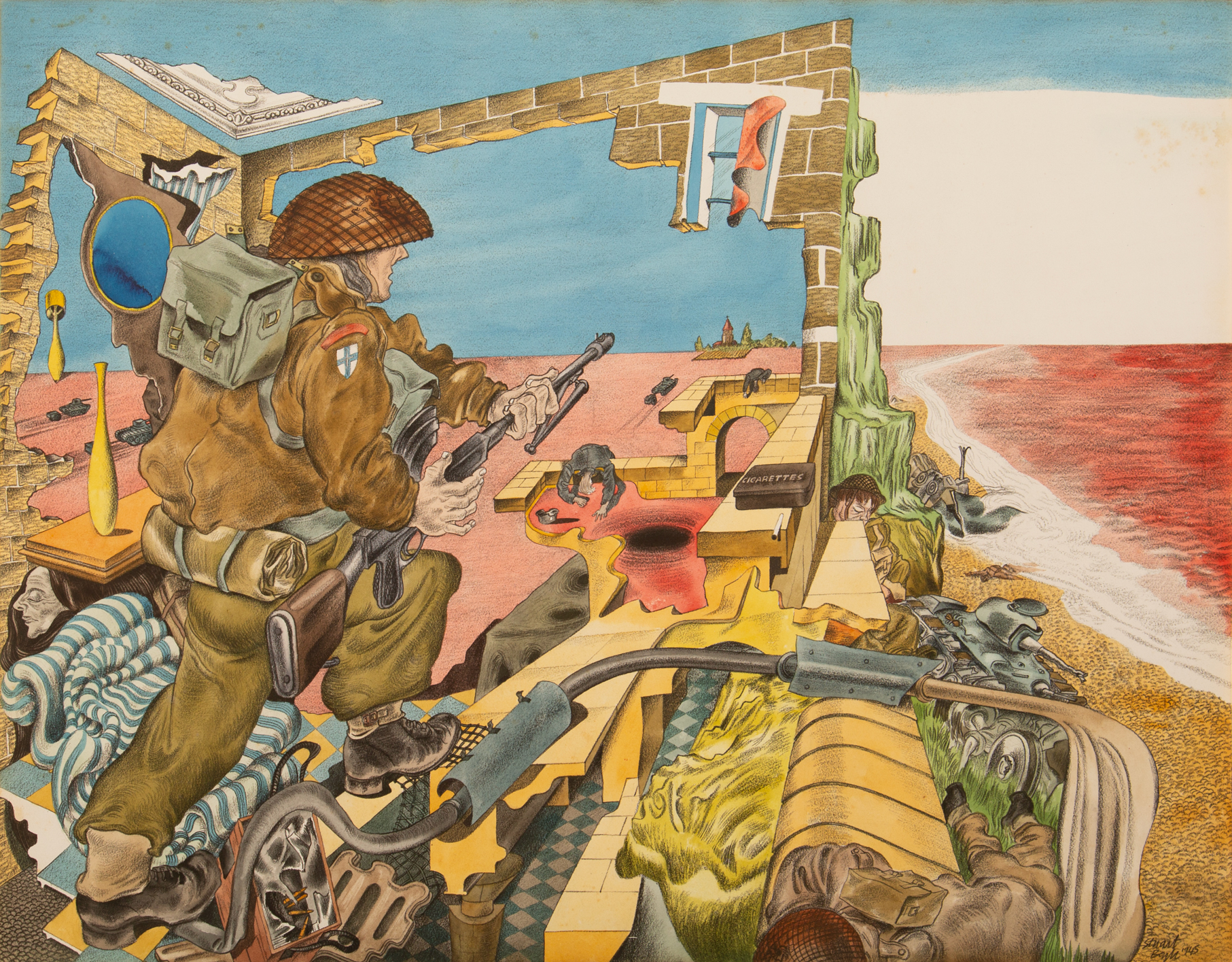 #1940_60_War domestic beach scene