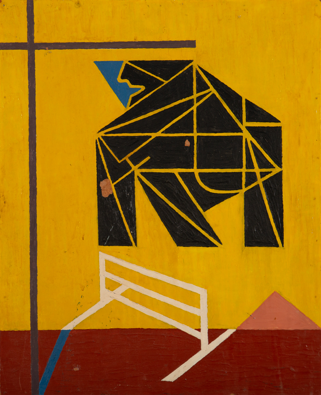#1960_100_Abstract athlete jumping hurdle