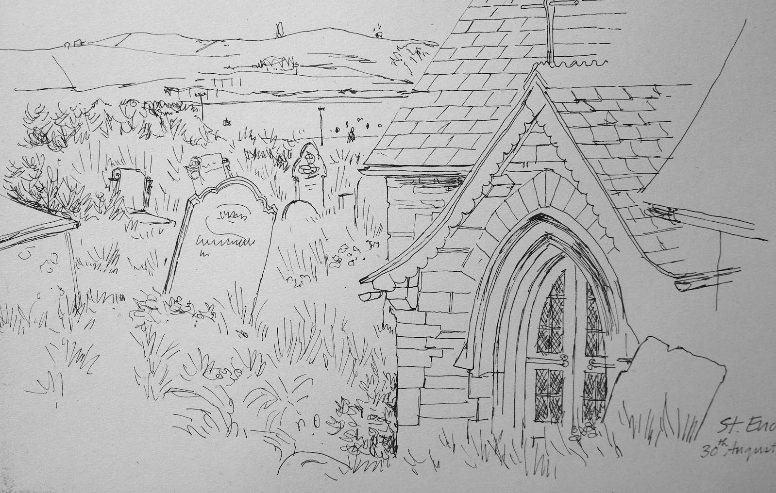 #1960_90_St Enodoc’s Church Cornwall